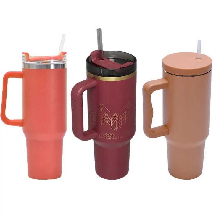 Gold Travel Mug With Handle Gold Travel Mug With Handle